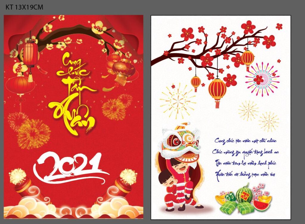 Thiệp chúc Tết 2021 đẹp