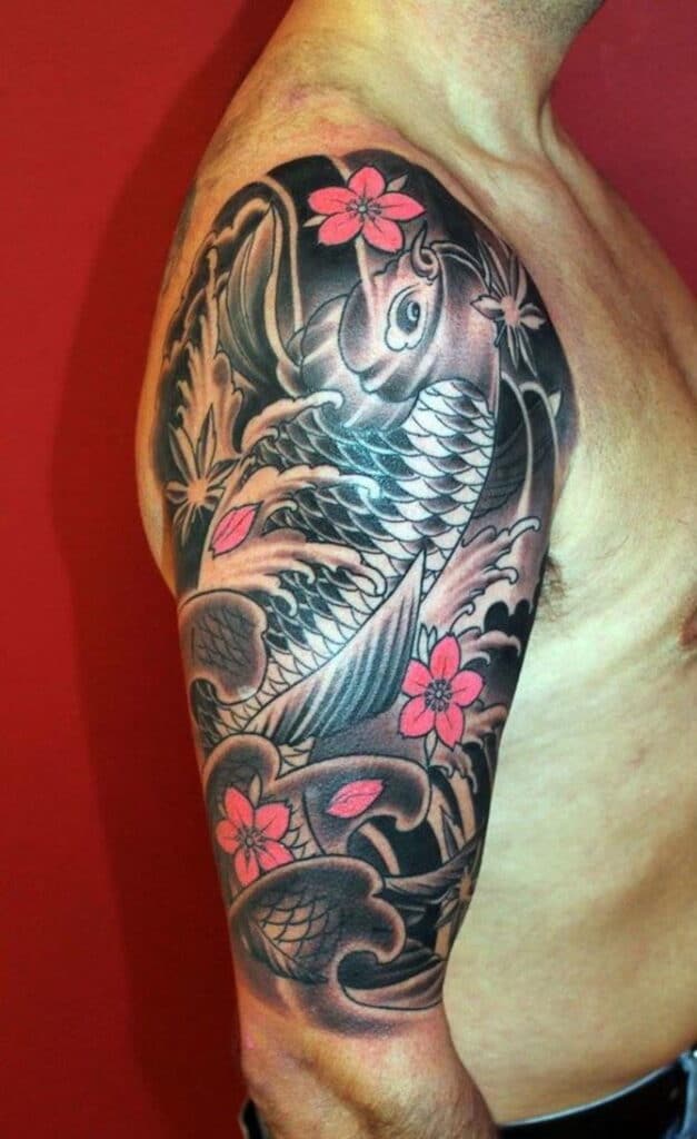 Tuyển chọn kiểu tattoo cá rồng đẹp nhất