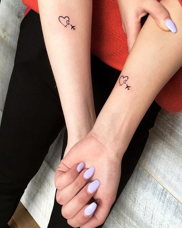 Hình Xăm Cặp Mini Đẹp Nhất ️ 1001 Tattoo Mini Cặp Đôi