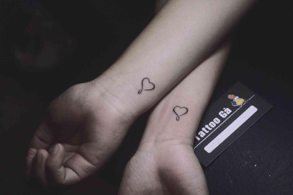 Hình Xăm Cặp Mini Đẹp Nhất ️ 1001 Tattoo Mini Cặp Đôi