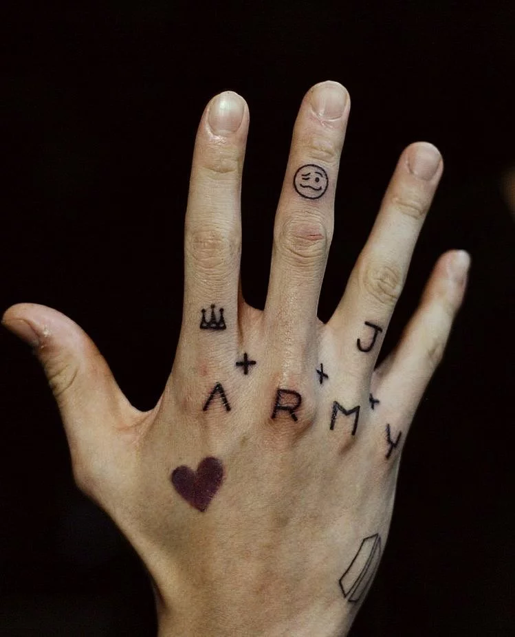 ảnh tattoo liên quan đến bts chất nhất