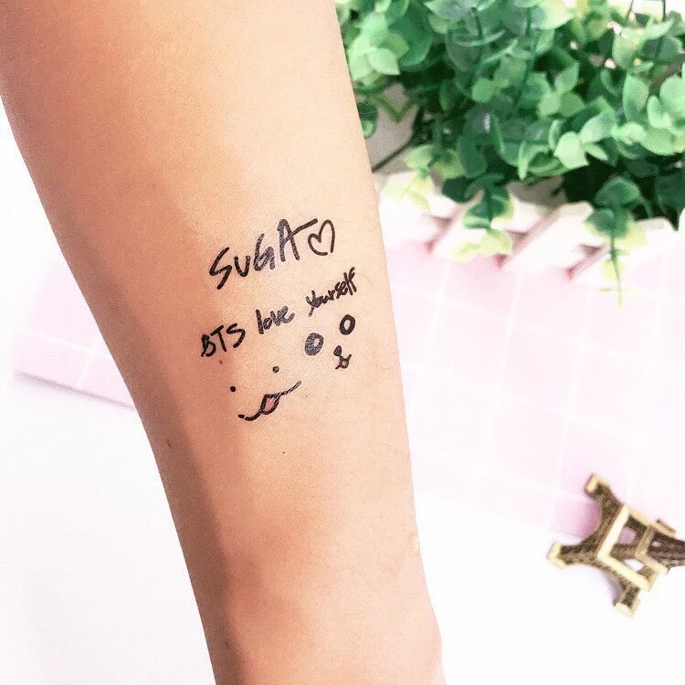 ảnh tattoo liên quan đến bts đẹp và chất nhất