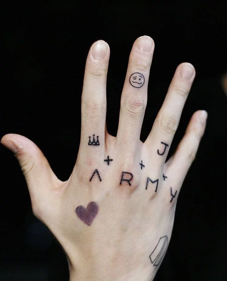 ảnh tattoo liên quan đến bts đẹp