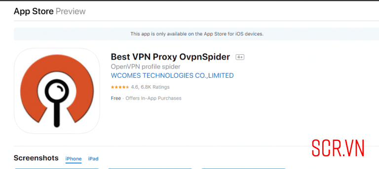 cài ứng dụng Best VPN Proxy OvpnSpider