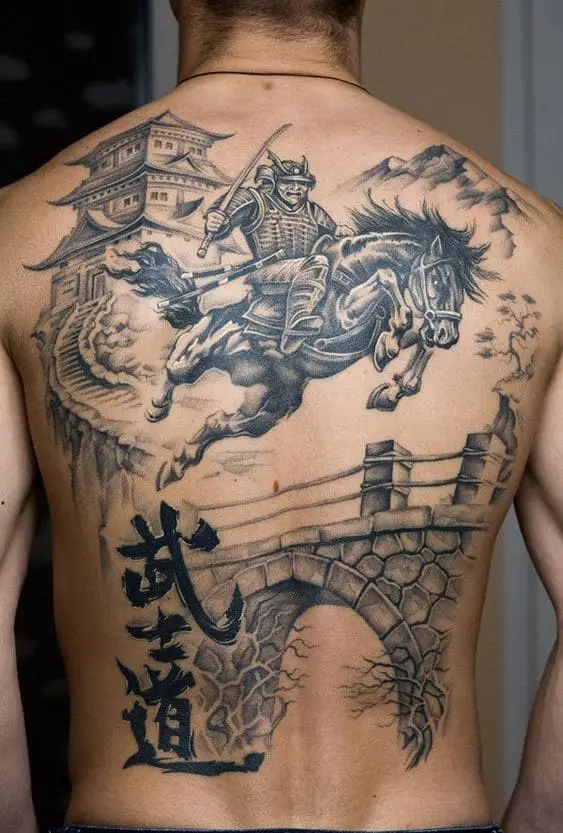 Samurai cưỡi ngựa