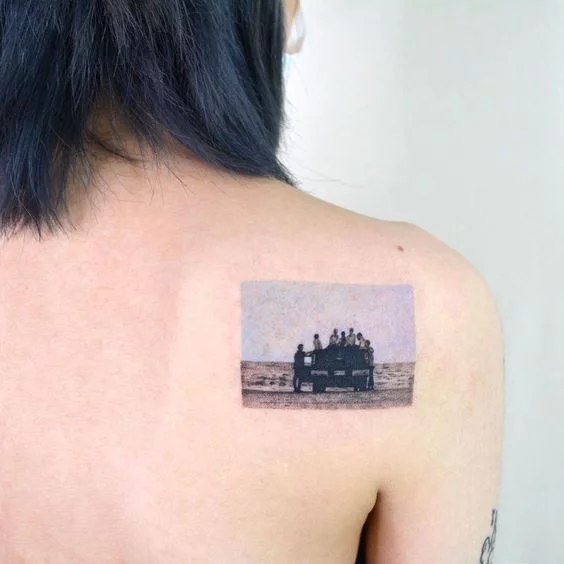 mẫu tattoo bts mini chất