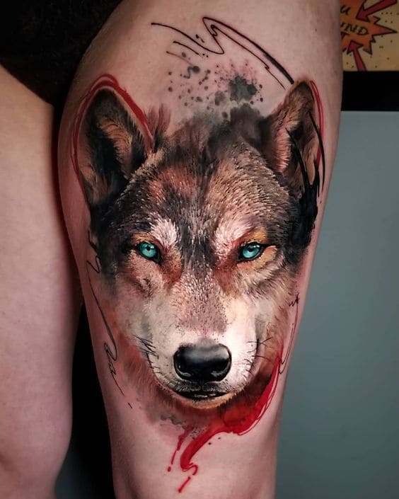mẫu tattoo chó cực kỳ đẹp