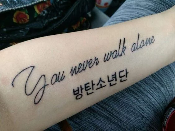 mẫu tattoo vè bts hay
