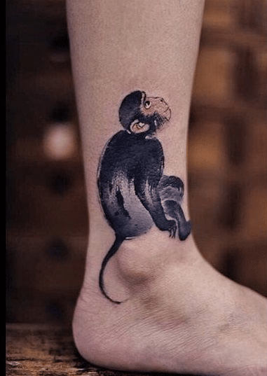 Chia sẻ đến bạn tattoo khỉ mini xinh nhất