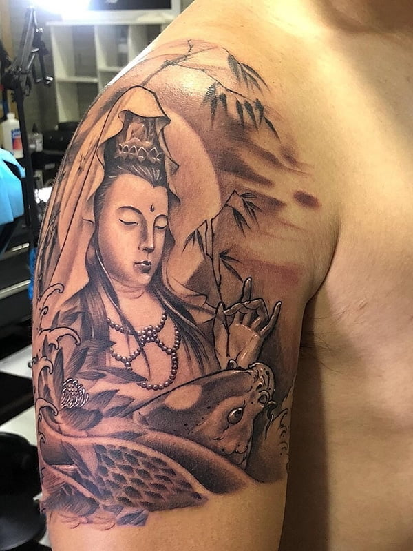 Gửi bạn tattoo chắp tay Phật đẹp nhất