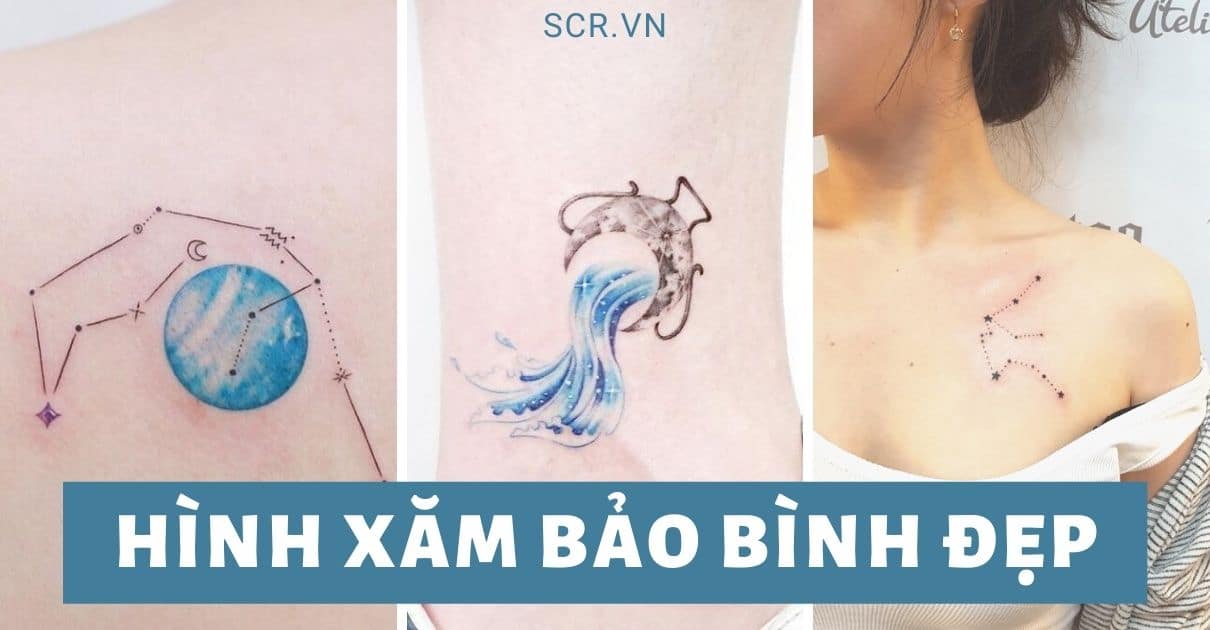 Hình Xăm Cung Cự Giải Đẹp ❤️ Tattoo Cự Giải Nam Nữ Mini