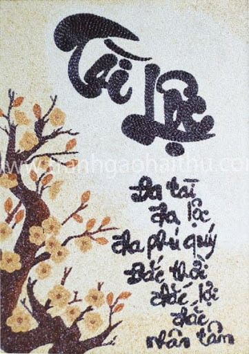 Hình chữ Tài Lộc rất đẹp ý nghĩa