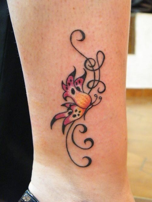Hình tattoo hoa nhỏ đẹp cho nữ xinh xăn