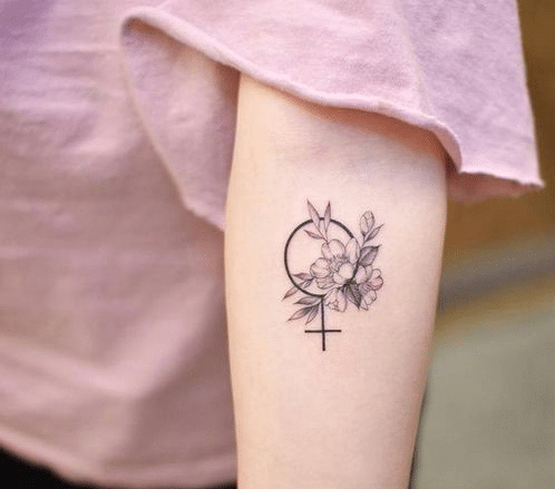 Hình tattoo mini nhỏ nhắn và đáng yêu ở cánh tay
