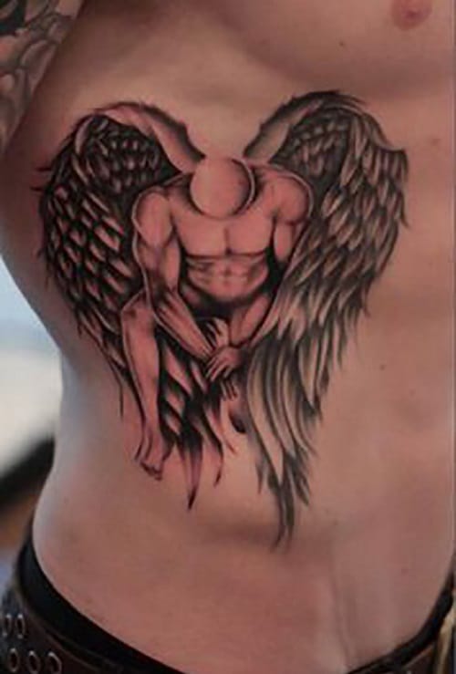 Hình tattoo thiên thần sa ngã đẹp nhất