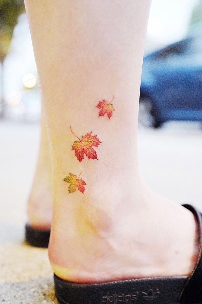 Hình tattoo trên chân ấn tượng