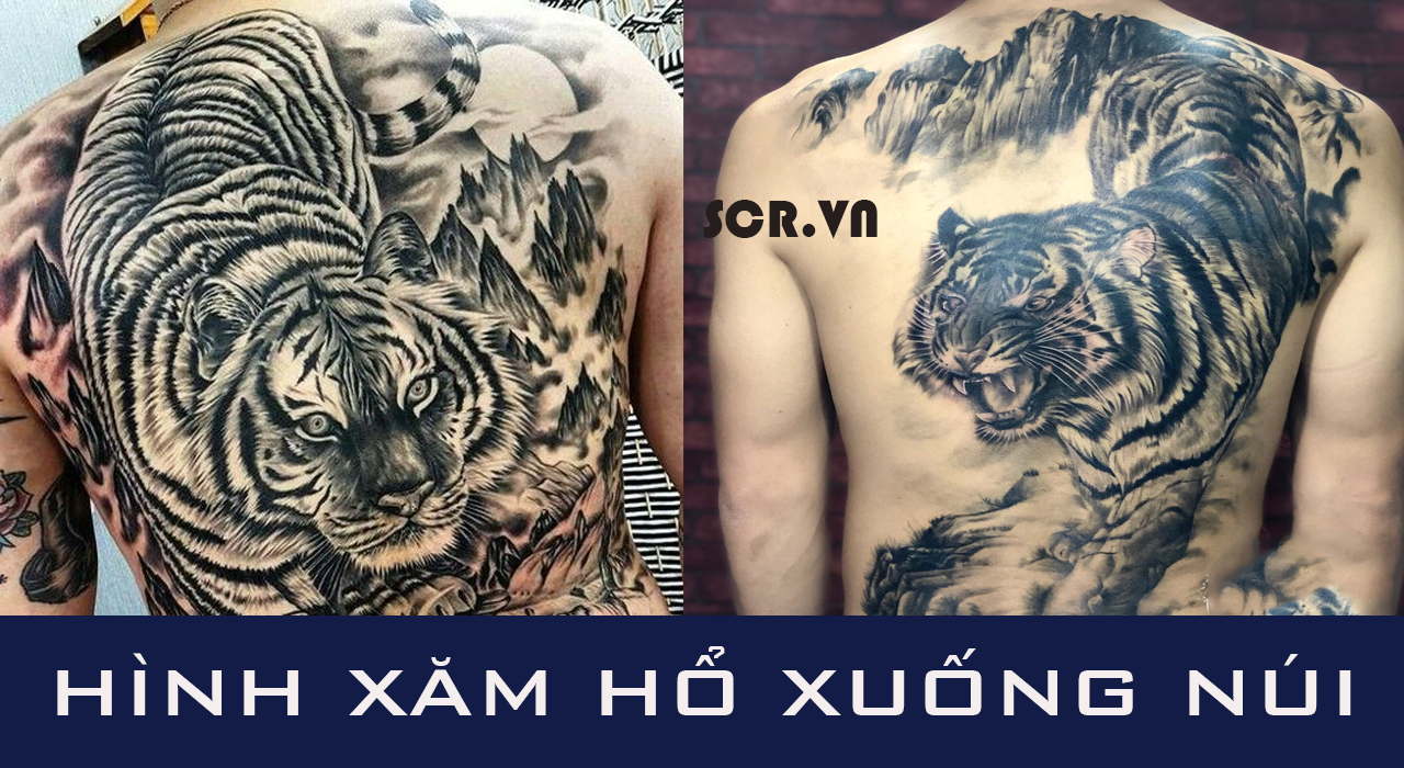 Hình Xăm Hổ Xuống Núi Đẹp Nam Nữ ❤️ Tattoo Hổ Hạ Sơn
