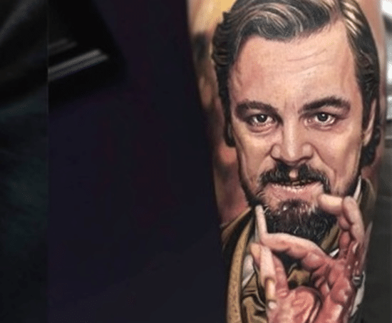 Kiểu tattoo chân dung diễn viên nổi tiếng 3d chân thực