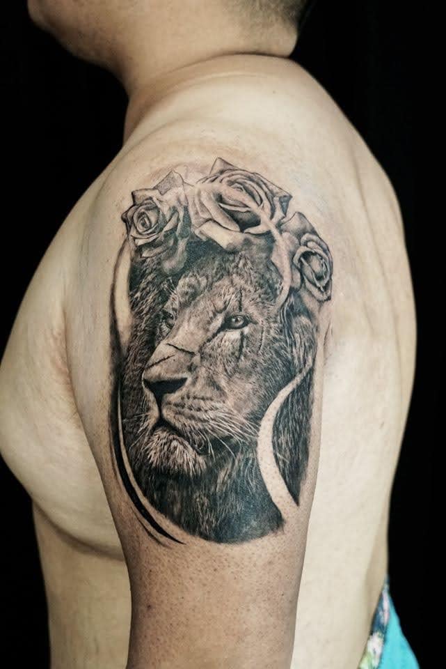 Kiểu tattoo cung sư tử đẹp mê mẩn