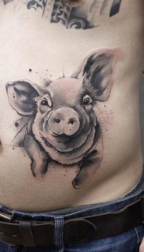 Hình Xăm Con Heo Đẹp Nhất  1001 Tattoo Con Lợn Mini  Homemy
