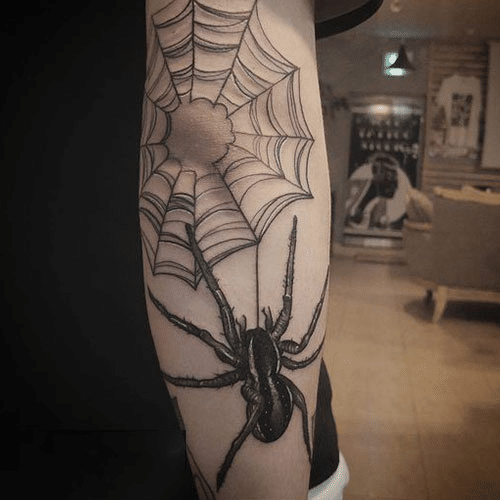 Hình Xăm Mạng Nhện Đẹp ❤️ Tattoo Mạng Nhện Chất Nhất