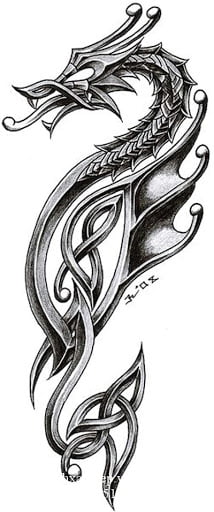 Mê mẩn mẫu tattoo hὶnh rồng đơn giản mà nghệ thuật nhất