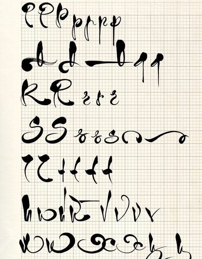 Một số mẫu chữ thư pháp đẹp ấn tượng