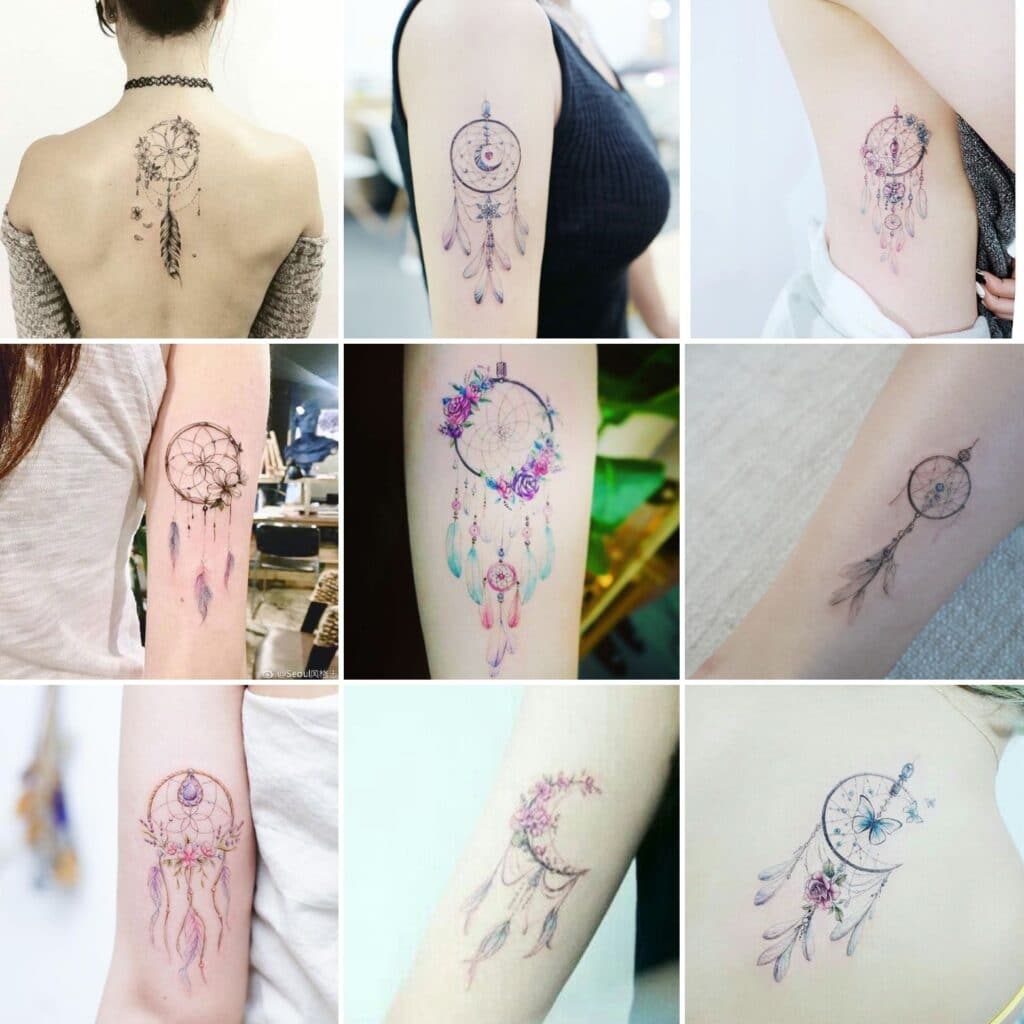 Những hình tattoo chuông gió cực đẹp cho nữ