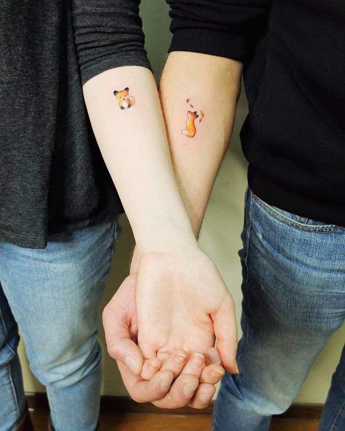 Những tattoo cáo nhỏ trên tay