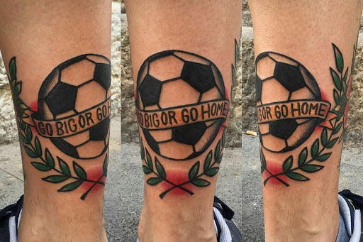 Tattoo bóng đá chất ngầu cho giới trẻ