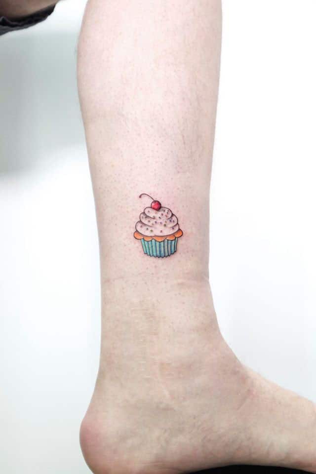 Tattoo cái bánh nhỏ xinh đáng yêu nhất quả đất