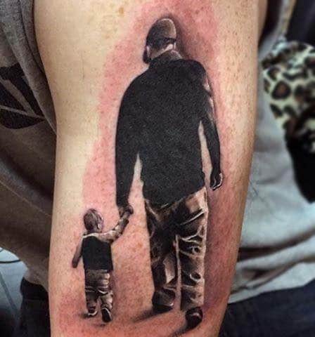 Tattoo cha và con