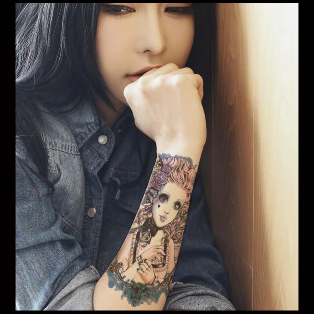 Tattoo cô gái đẹp và dễ thương