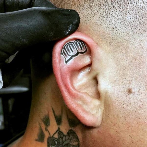 Tattoo lỗ tai chất ngầu