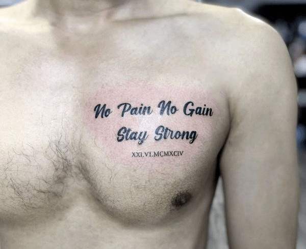 Tattoo như lời nhắc nhở chính bản thân mình
