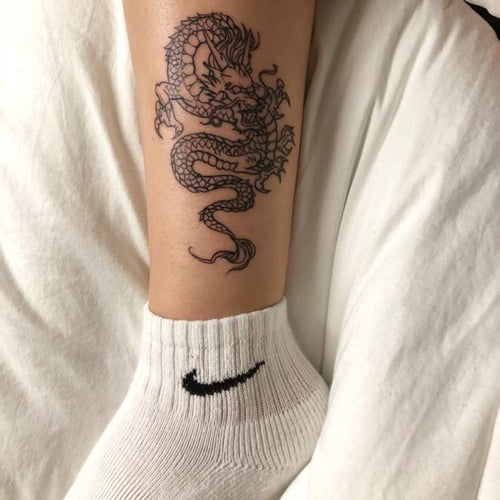 Tattoo rồng cá tίnh, nhẹ nhàոg và đơn giản