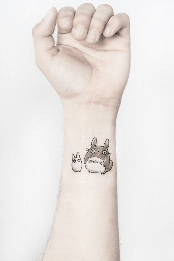 Tattoo totoro mini đốn tim giới trẻ