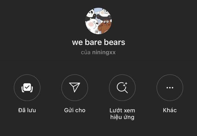Filter Bốn Chú Gấu Trên Instagram