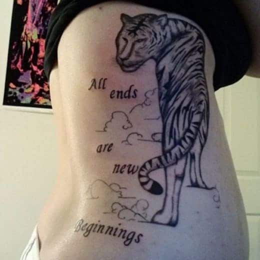 mẫu hình tattoo con hổ loiix hài hước