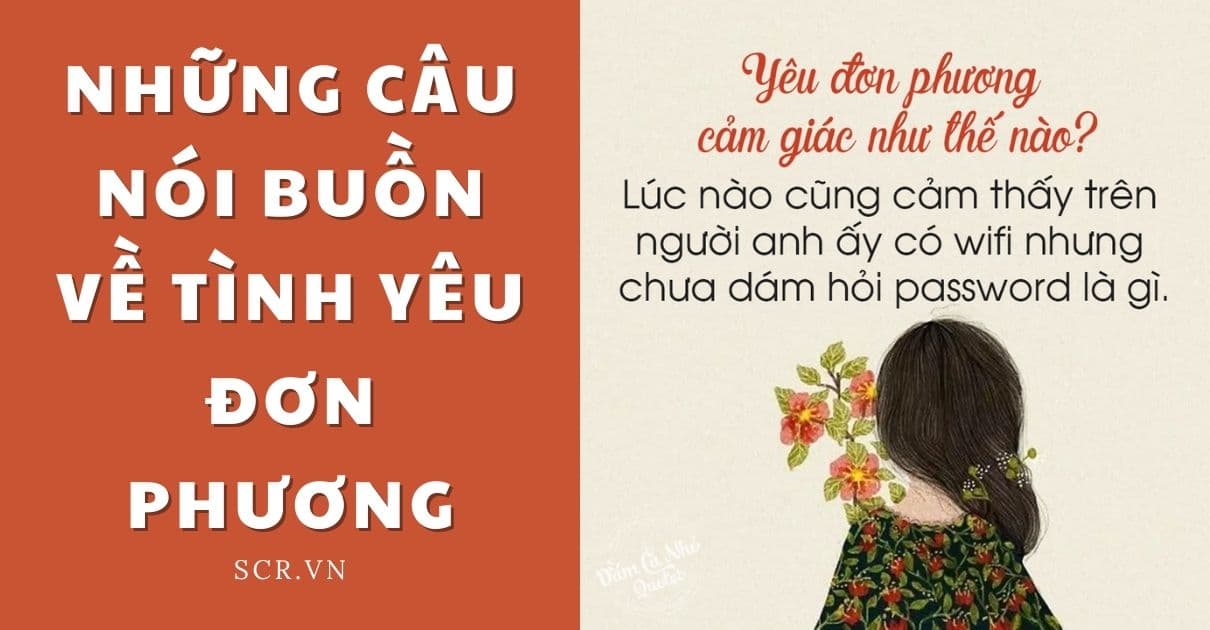 Nhung cau noi buon ve tinh yeu don phuong