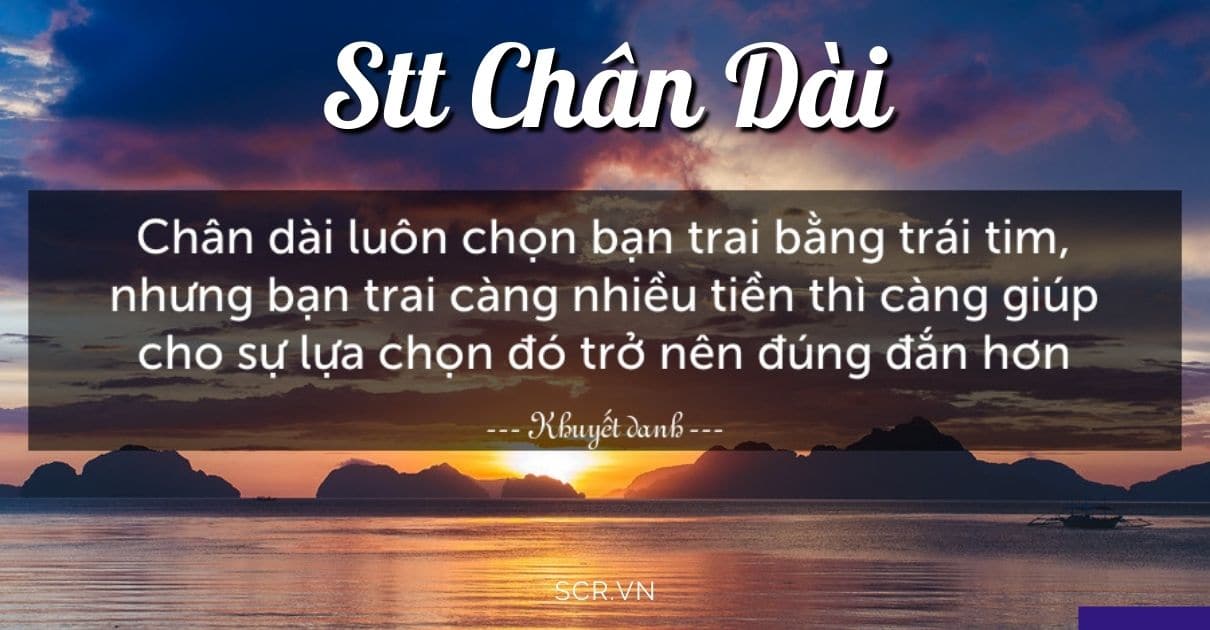 STT CHAN DAI -danhngon24h