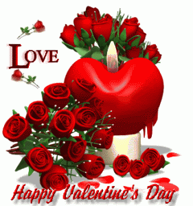 Trái tim hoa hồng cho ngày valentine