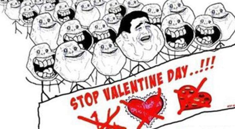 ảnh chế biểu tình Fa ngày valentine
