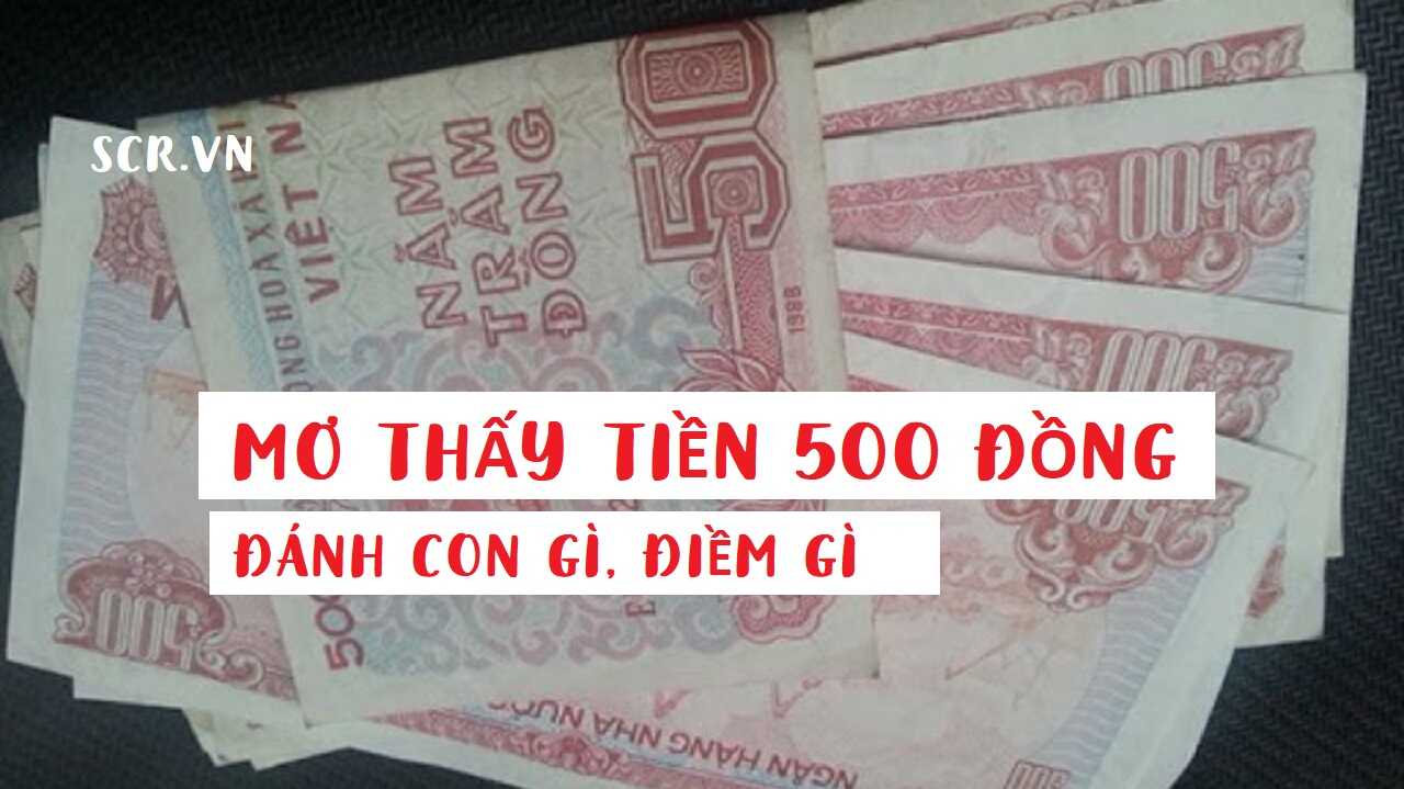 Mơ Thấy Tiền 500 Đồng Đánh Con Gì, Điềm Gì ❤️️ Chuẩn