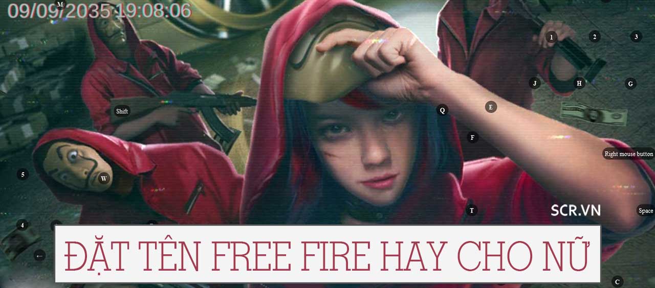 Đặt Tên Free Fire Hay Cho Nữ