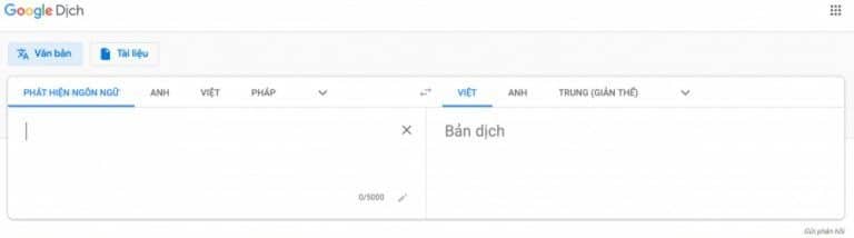 Dùng Google Dịch Dịch Tiếng Trung Sang Tiếng Việt