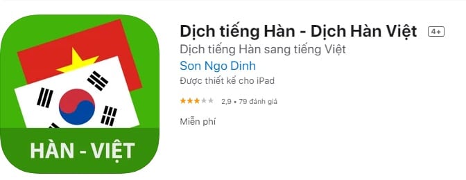 Phần Mềm Dịch Tiếng Hàn Sang Tiếng Việt