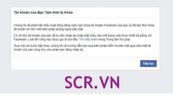 Cách mở tài khoản fb bị khoá tạm thời