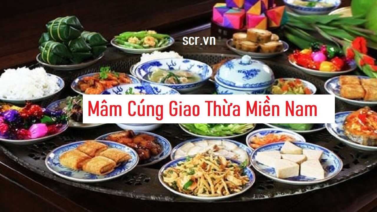 Mâm Cúng Giao Thừa Miền Nam