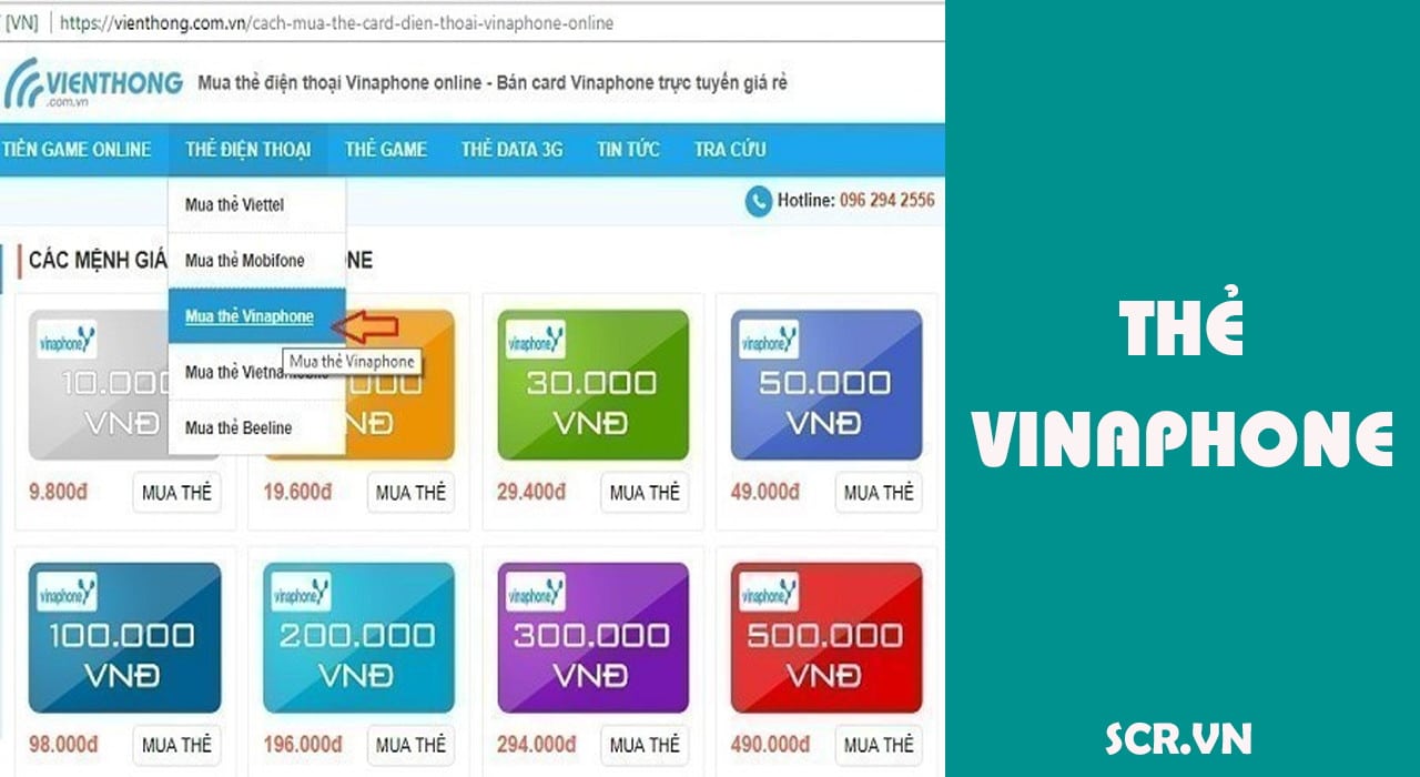 Thẻ Vina Miễn Phí 2022 ❤️ Card Vina 100k 200k 500k Free